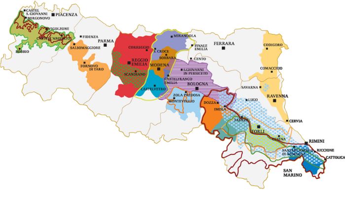 List of Emilia Romagna