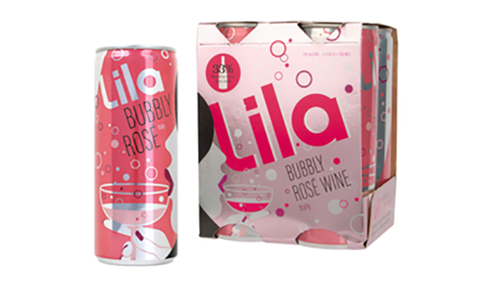 Lila Bubbly Rose - Canned Wine