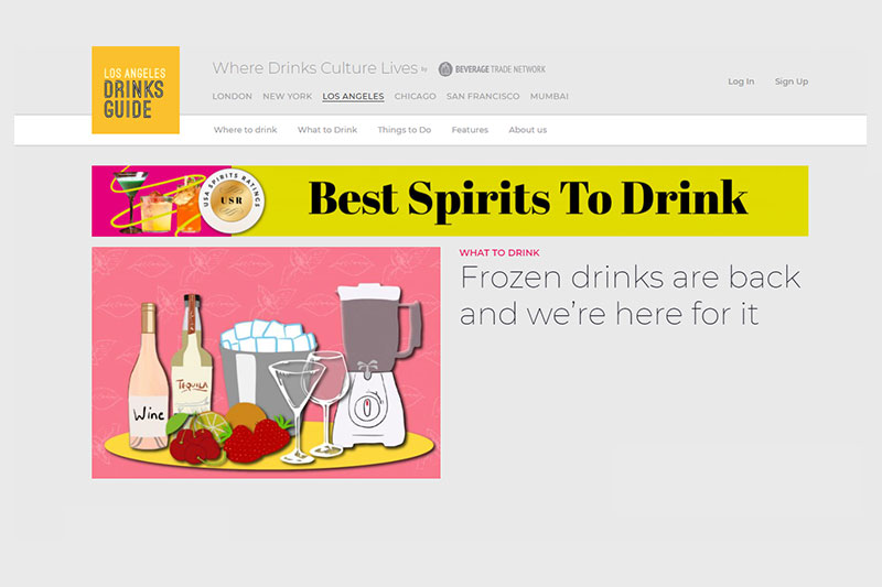 Los Angeles Drinks Guide Homepage