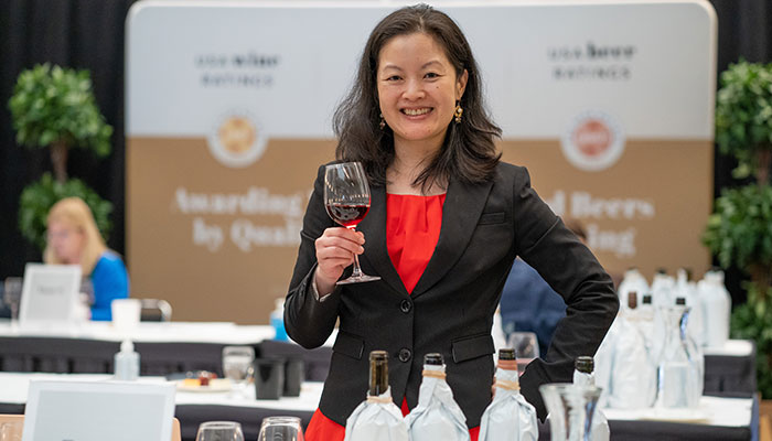 Susan R Lin MW at the 2021 USA Wine Ratings