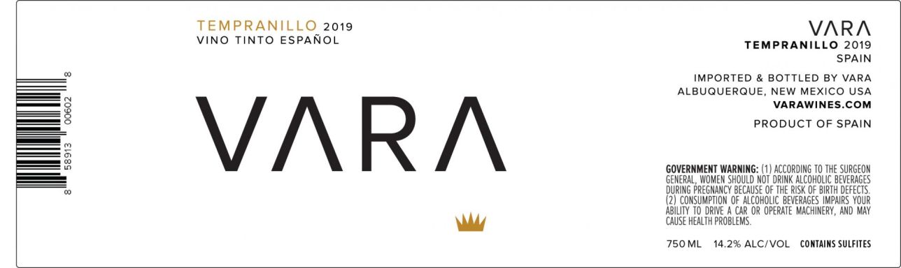 Logo for: Vara Tempranillo ESP