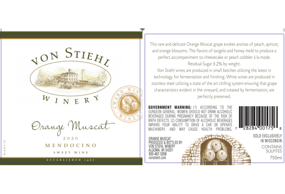 Logo for: Von Stiehl Winery Orange Muscat