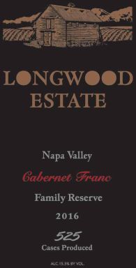 Logo for: Longwood Estate Cabernet Franc Family Reserve