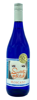 Logo for: Sweet Bitch Moscato Blue Bottle