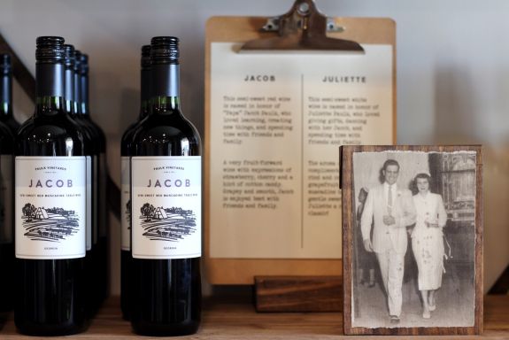 Logo for: Jacob - Semi Sweet Red Muscadine Wine