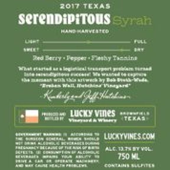 Photo for: Lucky Vines Vineyard & Winery Shiraz