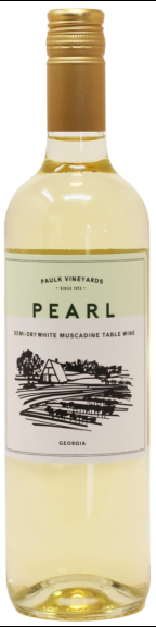 Photo for: Pearl - Semi-Dry White Muscadine Wine