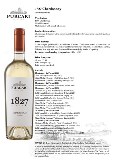 Photo for: Chateau Purcari (Chardonnay)