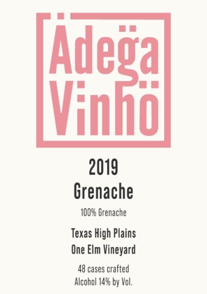 Photo for: Adega Vinho Grenache 2019