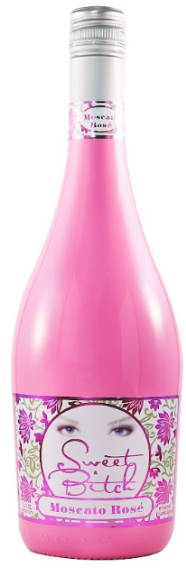 Photo for: Sweet Bitch Moscato Rose In Pink Bottle