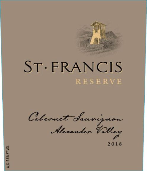 Photo for: St. Francis Reserve Cabernet Sauvignon